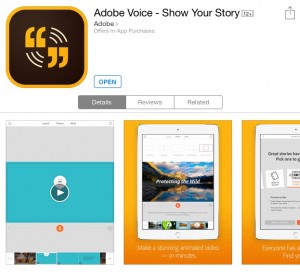 Adobe Voice on iTunes